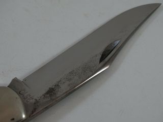 Vintage Case XX 6165SAB Large Folding Hunter Knife with Sheath 1940 - 1964 3