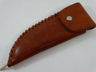 Vintage Case XX 6165SAB Large Folding Hunter Knife with Sheath 1940 - 1964 8