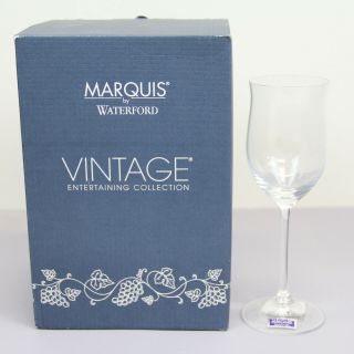 Vintage Waterford Marquis Young White Wine 4 Glasses Set