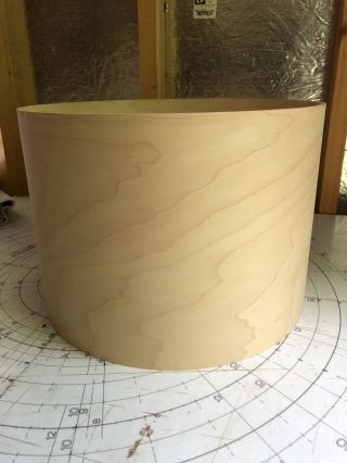 Keller Vintage Maple Poplar Drum Shell 9.  75x14” Tom Snare Project 6ply