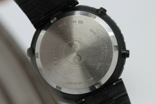VINTAGE 1985 Seiko Sports 100 7A38 - 7140 Black PVD Mens Quartz Chronograph Watch 7