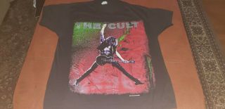 The Cult Vtg T - Shirt Concert 1989 Sonic Temple Tour Size L