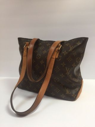 Vintage Authentic Louis Vuitton Medium Womens Handbag Monogram Made In Usa