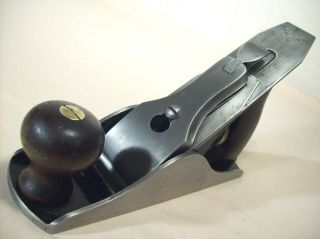1912 to1918 STANLEY SMOOTH PLANE NO.  2C TYPE 11 RARE CORRUGATED WOODWORKING TOOL 4