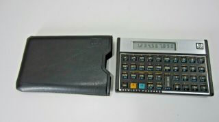 Vintage Hp 11c Calculator With Case