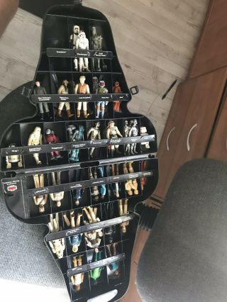 Vintage Star Wars Darth Vader Carrying Case With Action Figures
