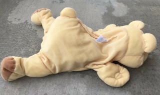 VTG Fisher Price Plush Rumple Honey Bear Floppy Toy Rare 1993 Yellow 18 