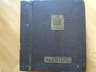 Group 10 Vintage Ih Blue Ribbon Service Manuals In Binder 706 806 1206 560 660