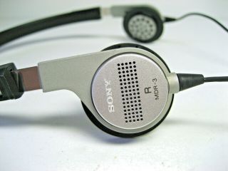 Vintage Sony MDR - 3 Dynamic Stereo Walkman Headphones Japanesse - Made 6