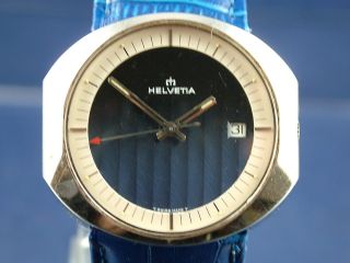 Gents Vintage Nos Helvetia Watch,  Movement Eta Cal 2763