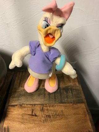 Steiff Daisy Duck Plush Disney Vintage With Tags