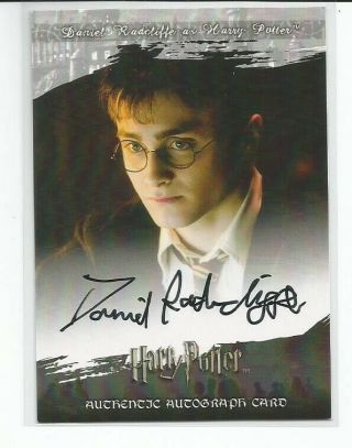 Daniel Radcliffe 2008 Harry Potter World Of 3d Series 2 Autograph Ultra Rare