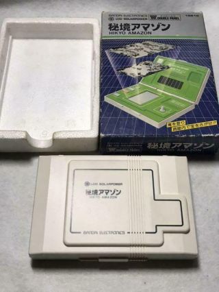 Bandai Game Watch The Unexplored Amazon 1982 W/box Vintage Rare From Japan