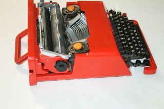 Olivetti Valentine Ettore Sottsass Vintage Typewriter Barcelona Red Type Writer 5