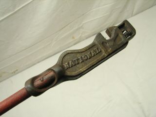 Antique Carnival Big Bang Cap Gun Cane National 1909 Patent Cast Iron Toy