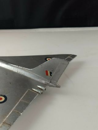 DINKY Toys Meccano 749 AVRO VULCAN Delta Wing Bomber,  RARE 6