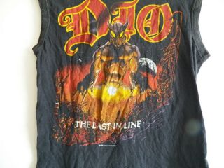 Vintage Dio 1984 The Last In Line Tour Concert T - Shirt Black Sabbath