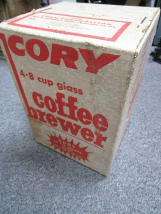 Vintage Cory 4 - 8 Cup Coffee Brewer Dkg - S Brewer