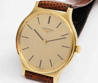 Vintage Longines Mens Mechanical Wristwatch,  17 Jewels