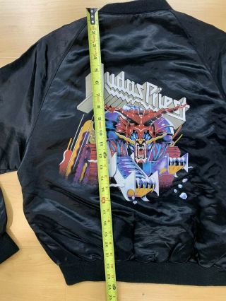 Vintage 1980s Judas Priest Jacket / Coat Defenders of the Faith Size Medium 3