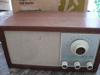 Vintage Klh Model Twenty - One Fm Radio,