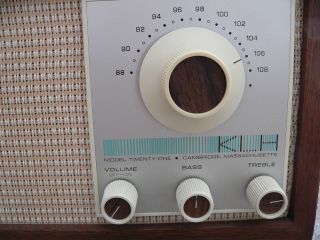 Vintage KLH Model Twenty - One FM Radio, 3