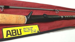 80 ' s ABU Plus 1132S 7 ' Fishing 2 (1/2 - 1oz) bait casting rod -,  /used? 4