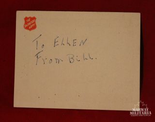 Canadian War Services Overseas,  Salvation Army,  named Christmas Card (inv16025) 3