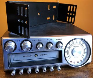 Vintage Pioneer Tp - 900 8 Track Car Stereo With Mounting Bracket