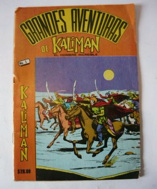 Kaliman Num 3 Profanadores De Tumbas Comic In Spanish Vintage