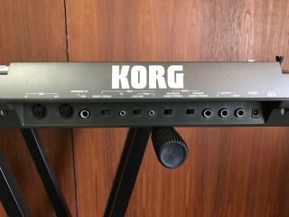 Korg Poly - 800 RARE Reverse key model w/ case power supply internal battery 10
