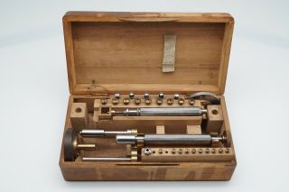 Vintage Antique G.  Boley Watchmaker Lathe / Collet Tool Set