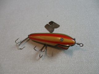 Pflueger " All - In - One " Minnow With Diamond Faceted Eyes And Spare Lip