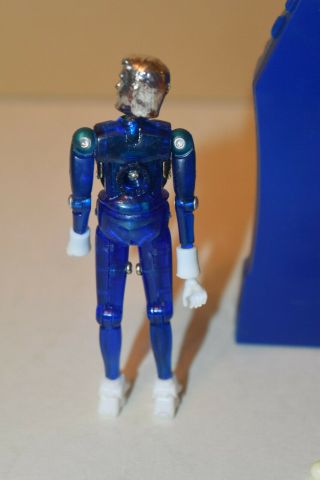 Vintage Mego Blue & Orange Micronaut Time Travelers,  Time Chamber,  & Connectors 7