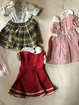 Vintage Madame Alexander Tagged Doll Clothes - 2 Dresses & Kate Smith Dress