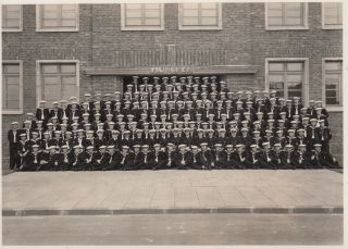 7 " X 5 " German Sailor Academy B&w Ww2 Photograph Rare