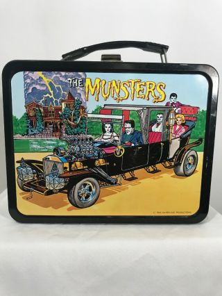 1965 Vintage Metal Musters Lunchbox With Thermos Near