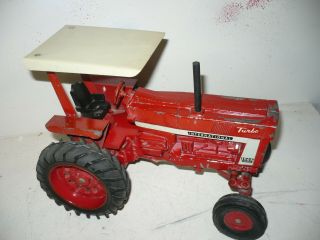 Rare Vintage International 1066 Tractor With Canopy 1/16 Ih Wf Rops