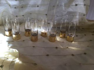 Rare Remy Martin Louis Xiii Cognac 2 Oz Jigger Shot Glass Gold Color Base (8)