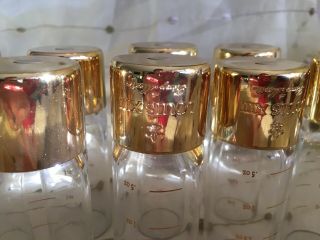 RARE Remy Martin Louis XIII Cognac 2 oz Jigger Shot Glass Gold Color Base (8) 7