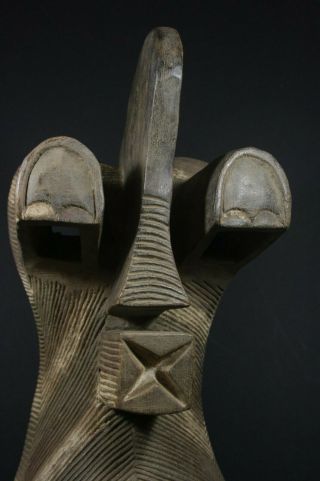 African male KIFWEBE mask - SONGYE tribe - D.  R.  Congo,  TRIBAL ART PRIMITIVE 8