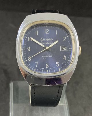 Vintage Rare GUB GLASHUTTE SPEZICHRON Automatic Cal.  11 - 27 German Made From 70 ' s 2