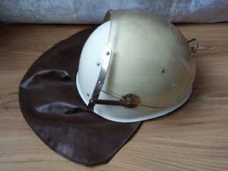 Rare Old Vintage Russian Soviet Union Ussr Ussr Firefighter Cap Helmet