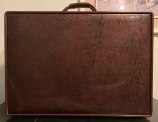 Vintage Hartmann Luggage Belting Leather Suitcase Burgundy Size 25 " X18 " X7.  5 "