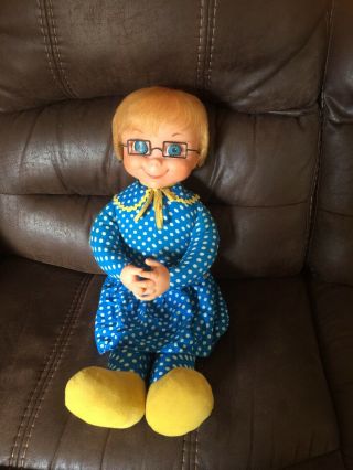 1967 Mattel Mrs.  Beasley - Cleaned And Repaired To Talk -