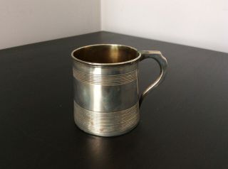 Antique Georgian Silver Christening Cup / Tankard - London
