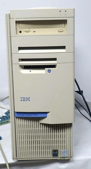 Vintage Ibm Personal Computer 300pl Tower,  Machine Type 6594,  Model Number 92u