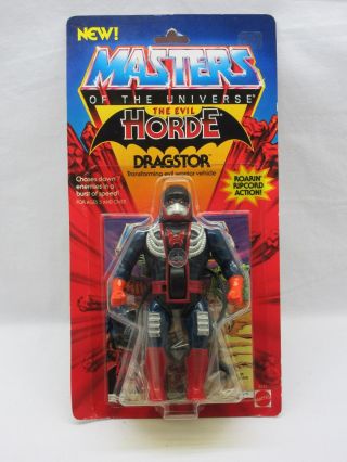 Motu,  Vintage,  Dragstor,  Masters Of The Universe,  Moc,  Carded,  Figure,  He Man
