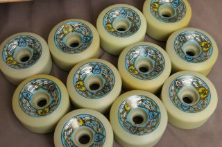 4 NOS Santa Cruz Bullet Wheels 66mm 92a Skateboard Old School Jim Thiebaud Natas 3