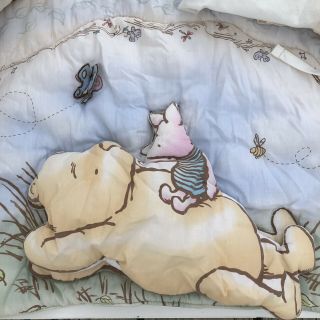 Vintage Disney Classic Winnie The Pooh Baby Crib Bedding 12 Pc Set 8